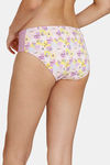 Zivame Retro Vibes Low Rise Full Coverage Hipster Panty - Violet Tulle — thumbnail 2